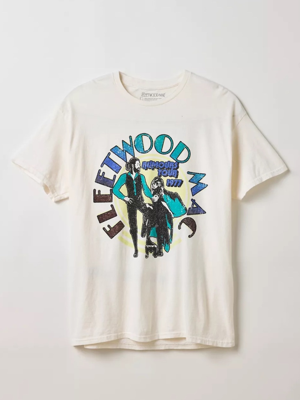 NWOT Urban Outfitters Fleetwood Mac 1977 Tour Graphic Tee Size XL